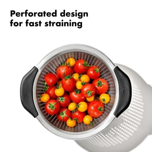 OXO Stainless Steel 3 qt. Colander - Image 4