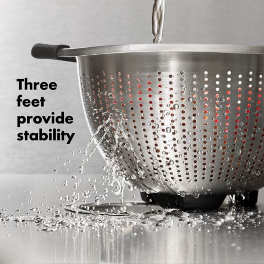 OXO Stainless Steel 3 qt. Colander - Image 5