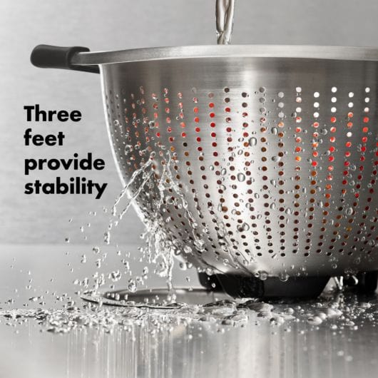 OXO Stainless Steel 5 qt. Colander - Image 4