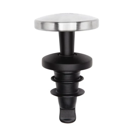 OXO Steel 2-Piece Spillproof Wine Stopper - Image 2