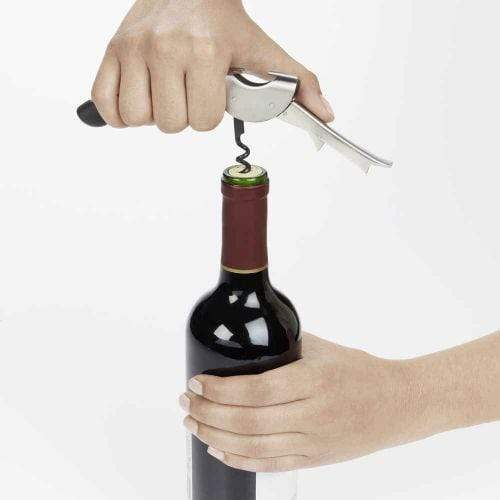 OXO SteeL Double Lever Waiter's Corkscrew - Image 4