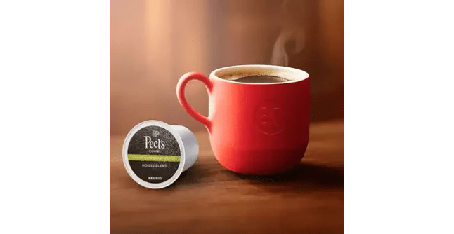 Peet's Coffee House Blend Decaf K-Cup Coffee - 22 Count Box - Image 5