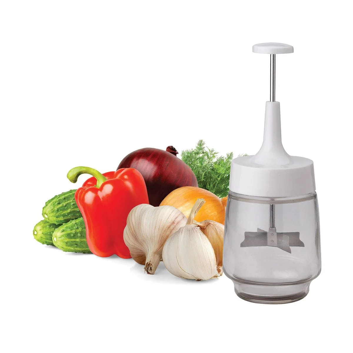 Plain Edge Old Fashioned Manual Food & Nut Chopper - Image 3