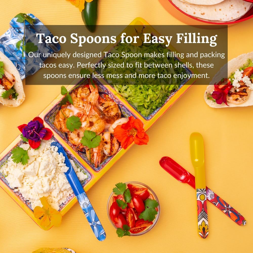 Prepara Taco Spoon Set of 2 - Yellow - Image 5