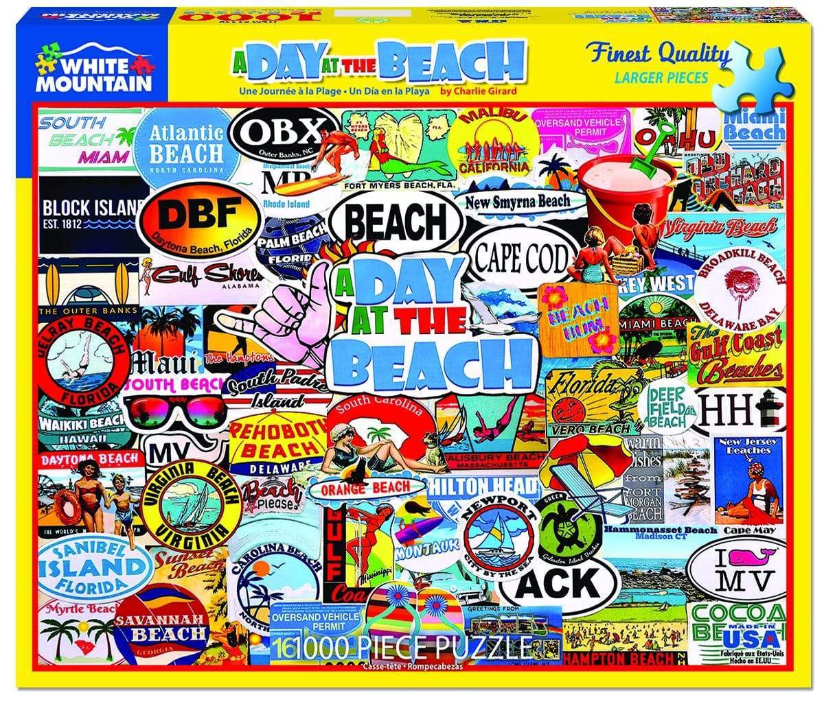 Puzzle 1,000 piece inA Day At The Beachin