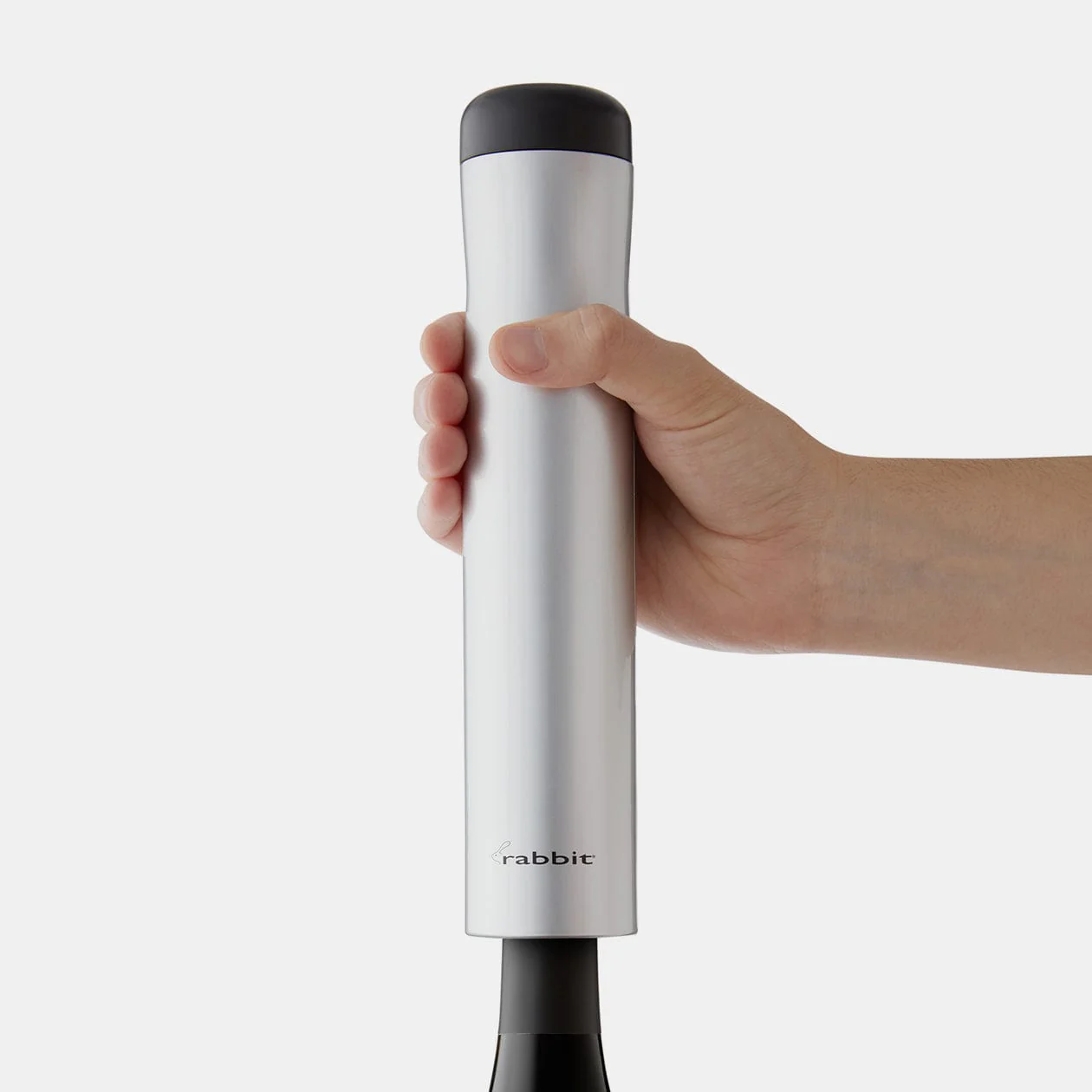 Rabbit Automatic Electric Corkscrew - Silver - Image 6