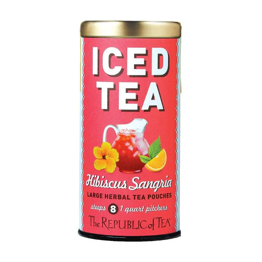 Republic of Tea Hibiscus Sangria Large Iced Tea Pouches