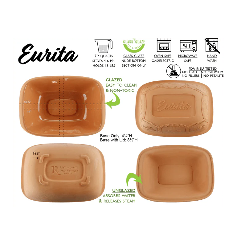 Reston Lloyd Eurita 7.2 qt. Clay Baker - Image 3