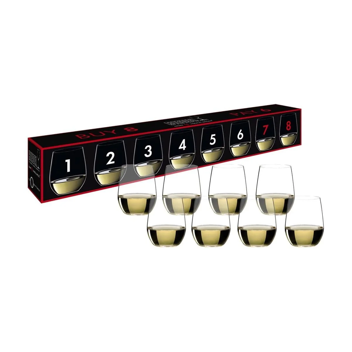 Riedel O Viognier/Chardonnay Wine Glasses (Set of 8) - Image 2