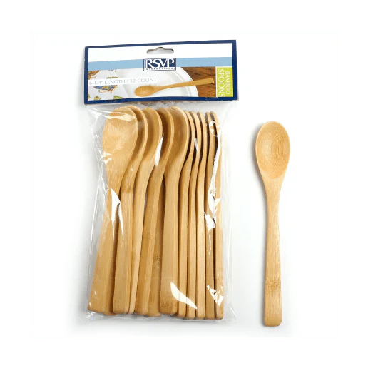 RSVP Bamboo Spoons 12 Pieces