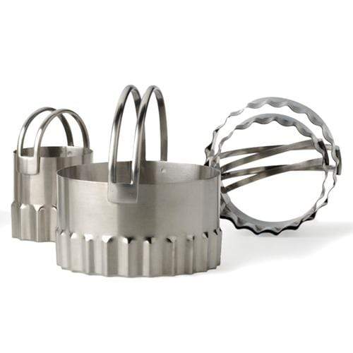 RSVP Endurance Fluted Round Biscuit Cutters (Set of 4) - Image 2