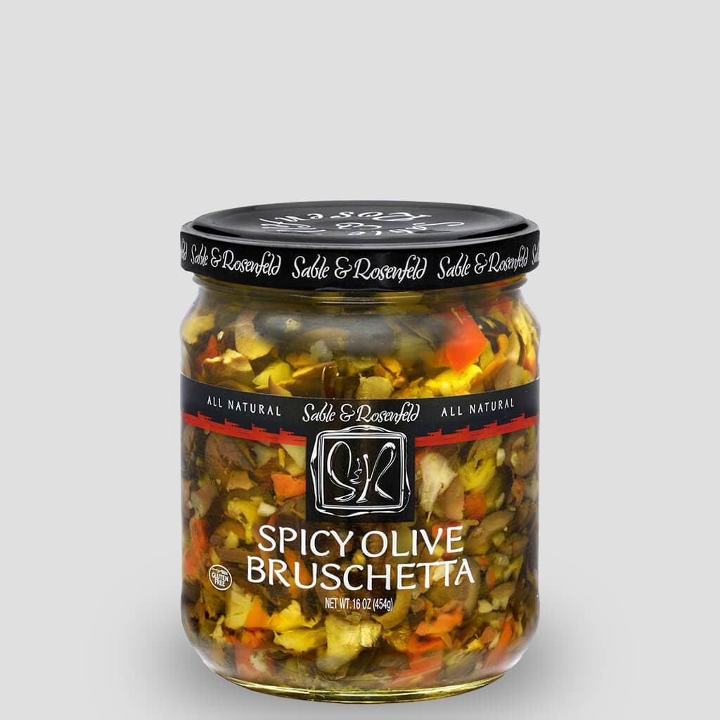 Sable & Rosenfeld Spicy Olive Bruschetta