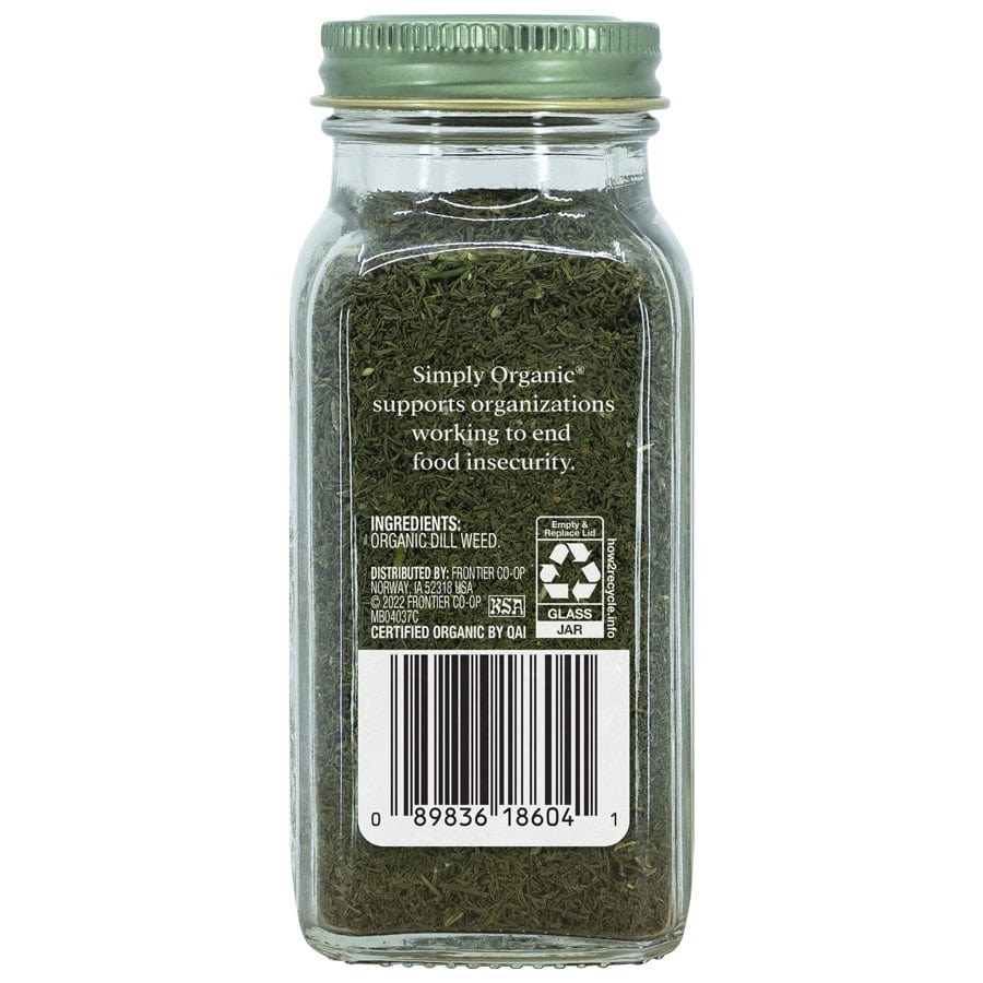 Simply Organic Dill Weed .81 oz - Image 2
