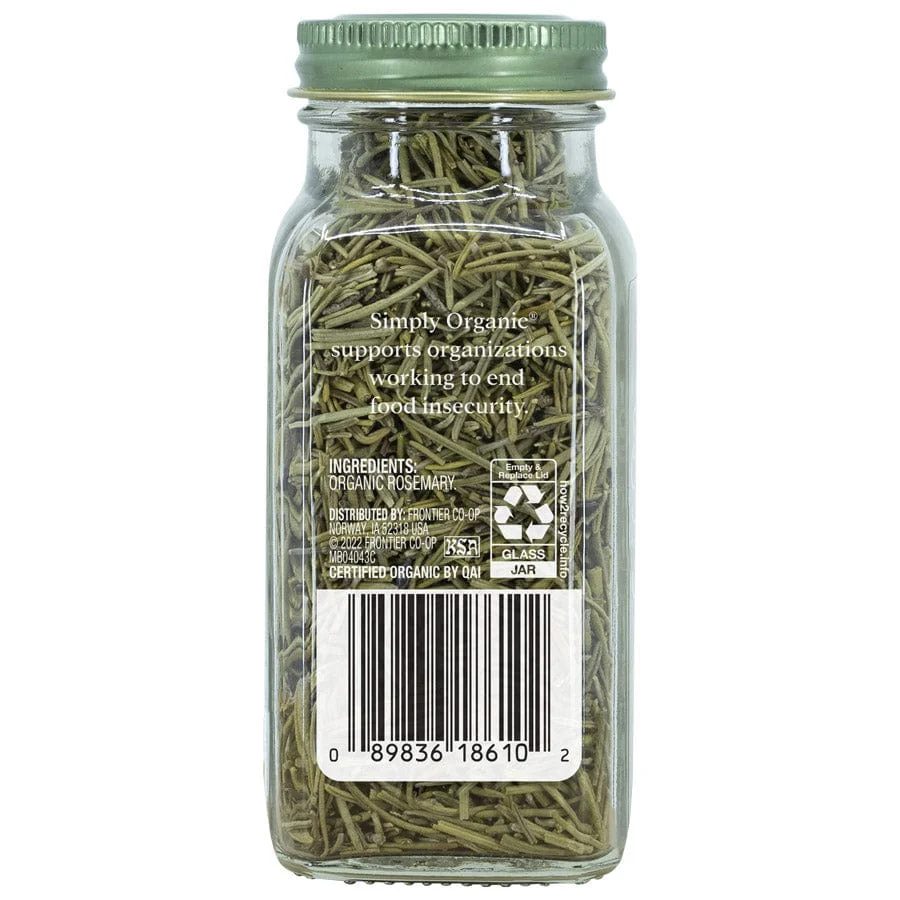 Simply Organic Whole Rosemary Leaf 1.23 oz - Image 2