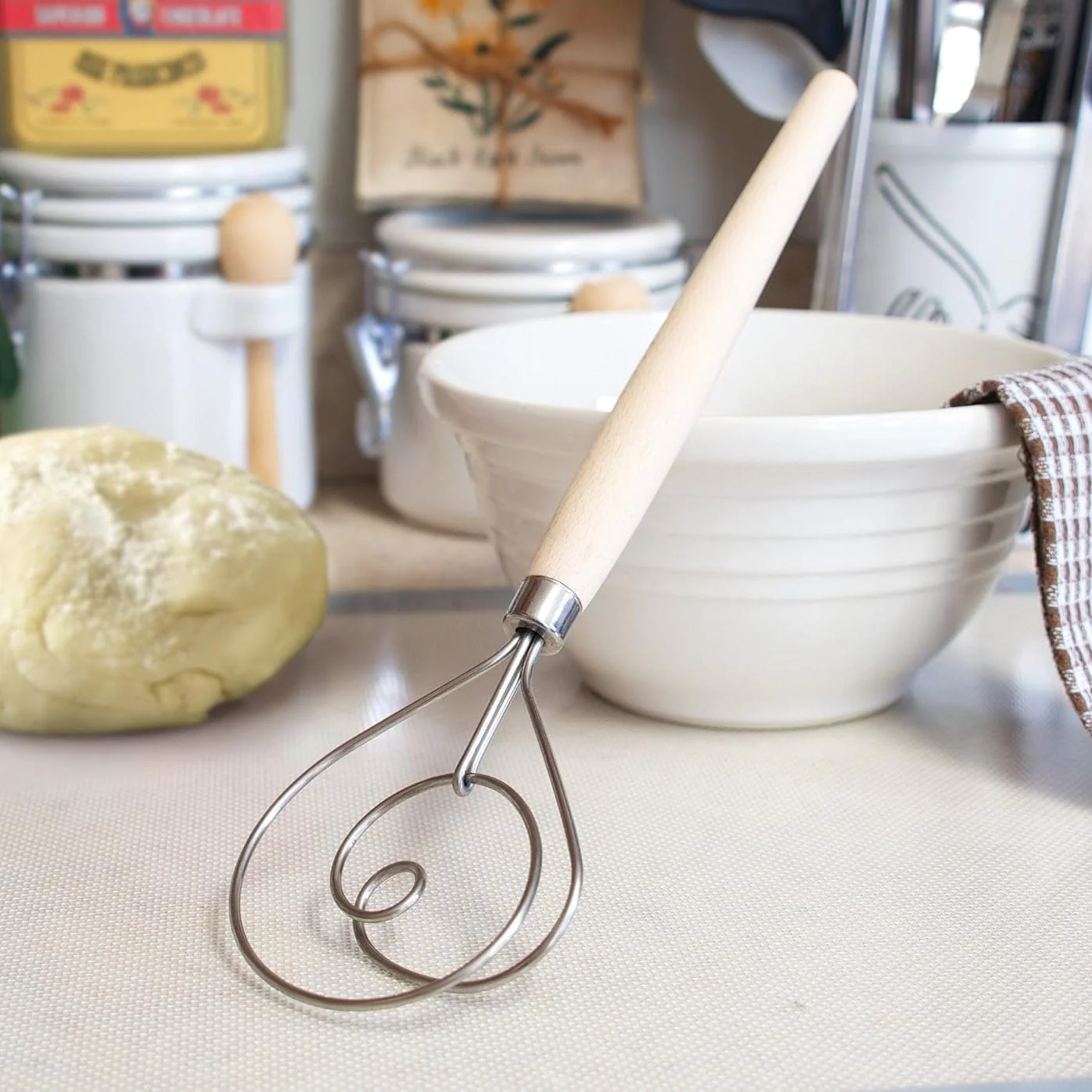 Stainless Steel Dough Whisk - Image 2