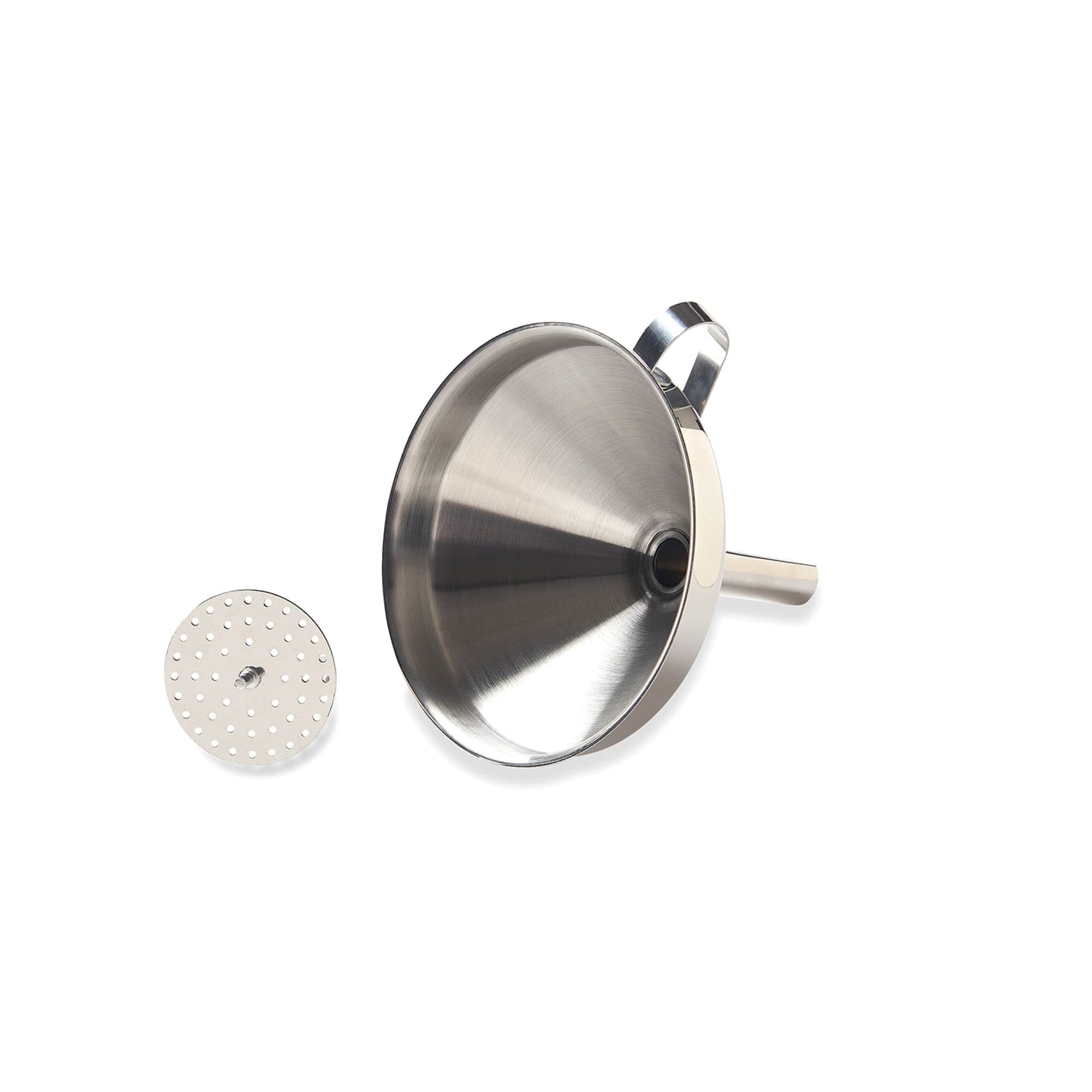 Stainless Steel Funnel With Removable Strainer For Easy Pouring