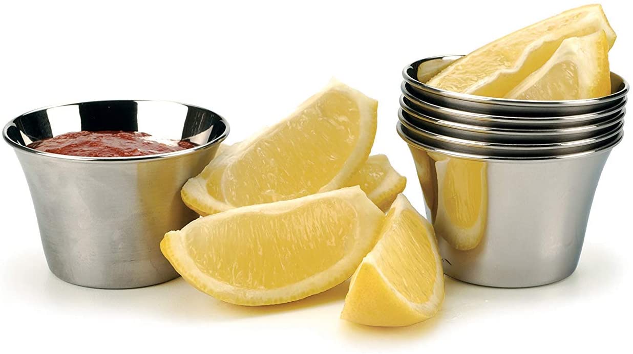 Stainless Steel Sauce Cup - 2 oz - Image 2