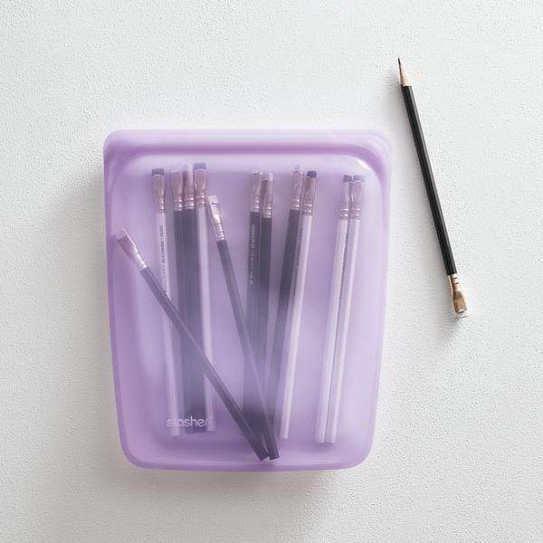 Stasher Reusable Silicone Half-Gallon Bag Purple - Image 3