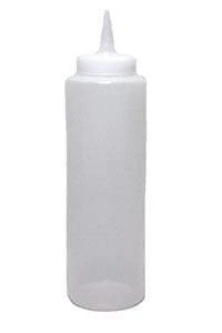 Tablecraft 12oz. Clear Squeeze Bottle