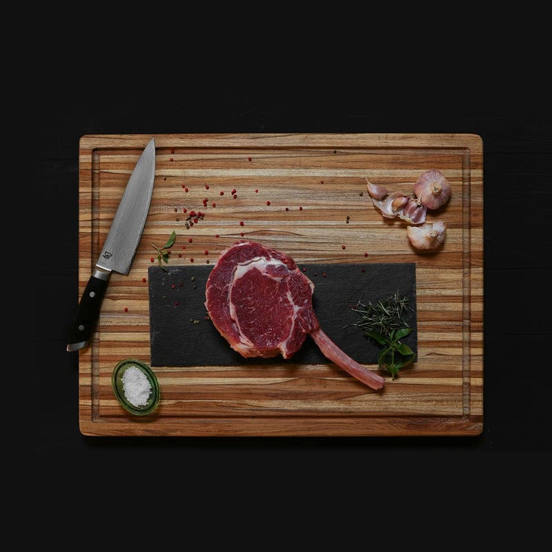 TeakHaus Professional Carving Board with Juice Canal - Image 5