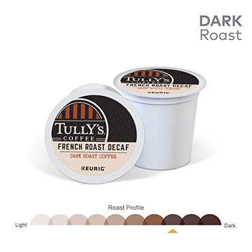 Tully's Coffee French Roast Decaf K-Cup Coffee - 24 Count Box - Image 3