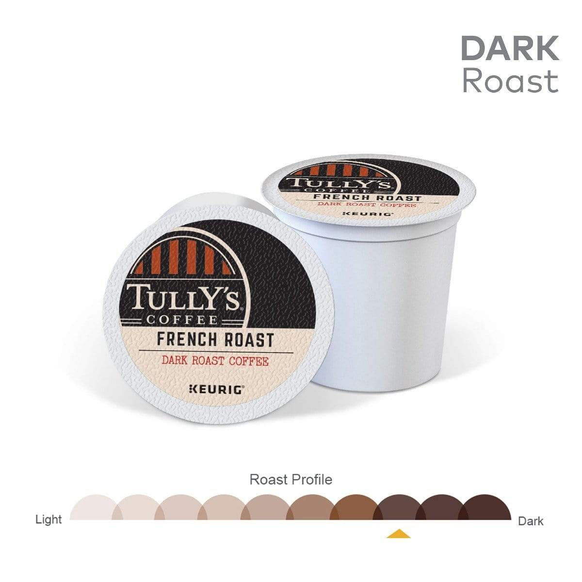 Tully's Coffee French Roast K-Cup Coffee - 24 Count Box - Image 3