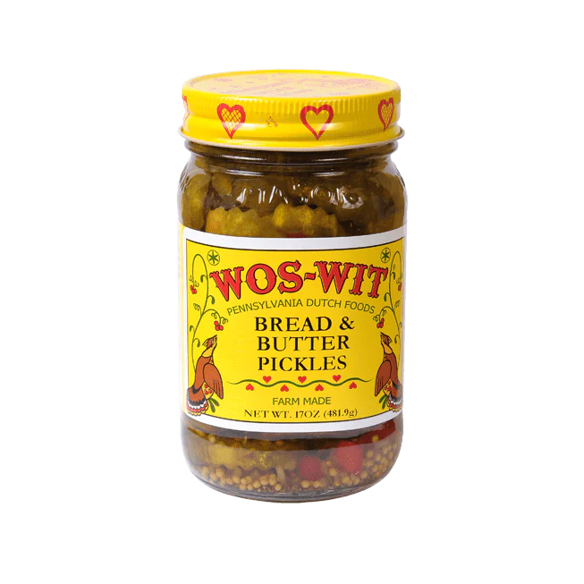 Wos-Wit Bread & Butter Pickles 17 oz