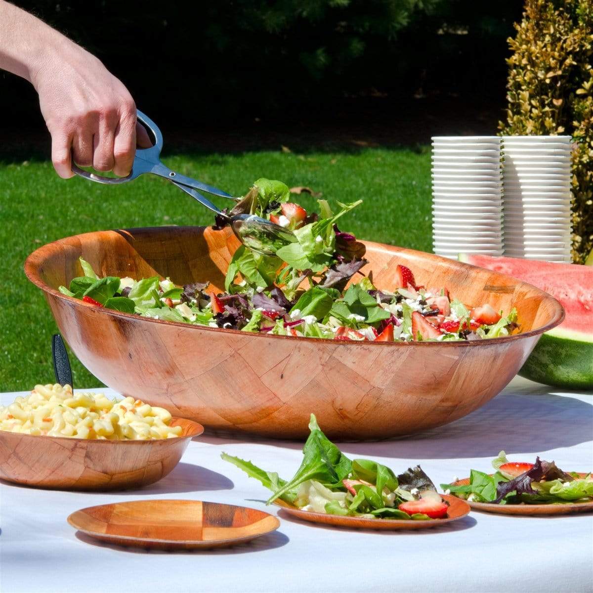 Wovenwood 16in Salad Bowl - Image 7