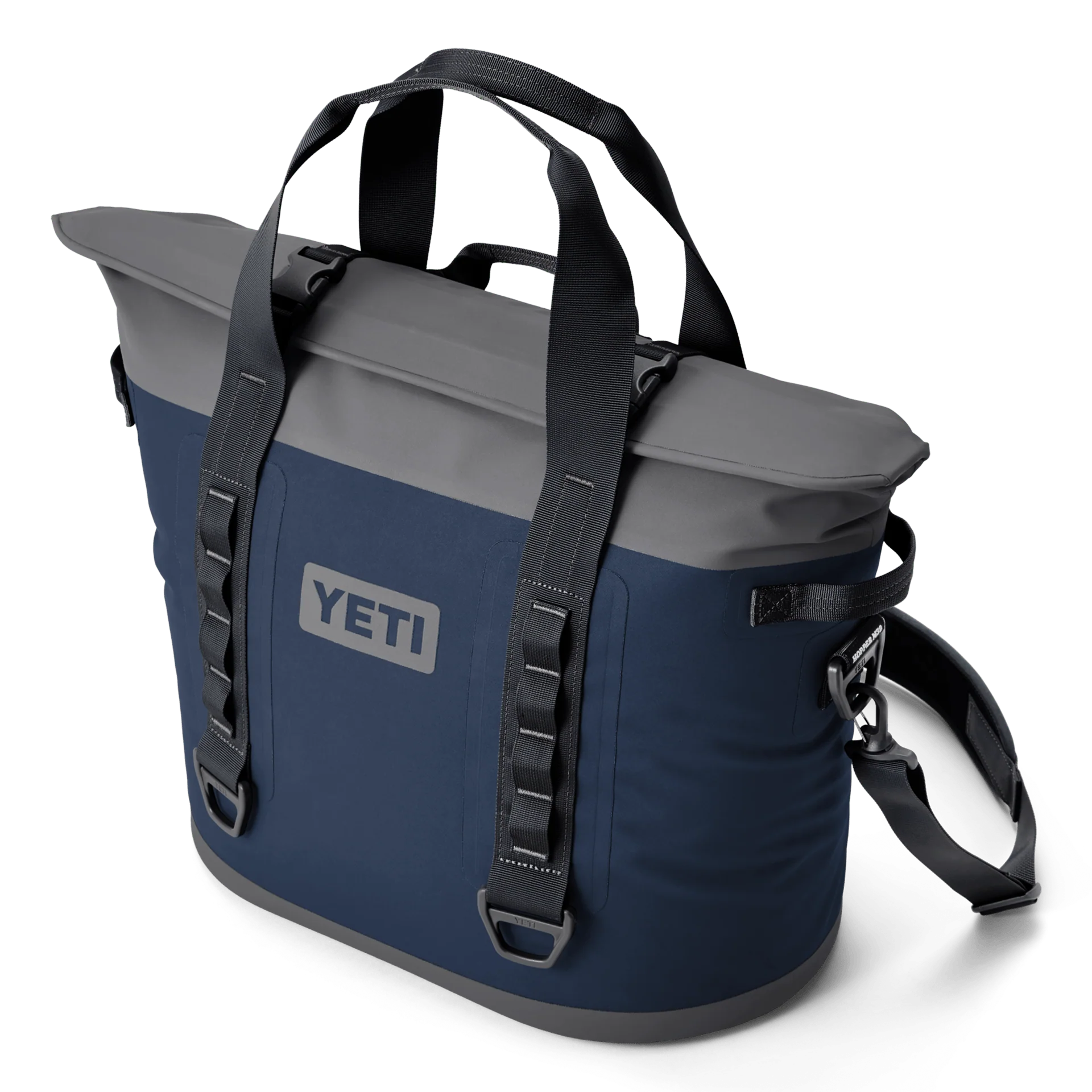 YETI Hopper M30 Tote Soft Cooler - Navy - Image 4