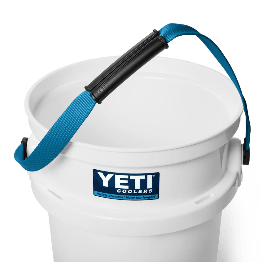 YETI LoadOut Bucket 20th Anniversary - White/Blue - Image 3