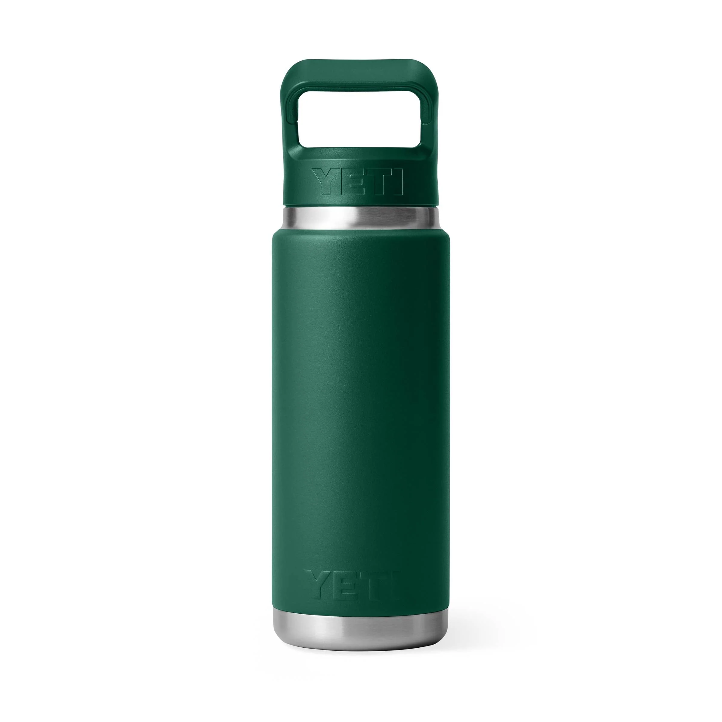 YETI Rambler 26 oz Straw Bottle - Black Forest Green - Image 2