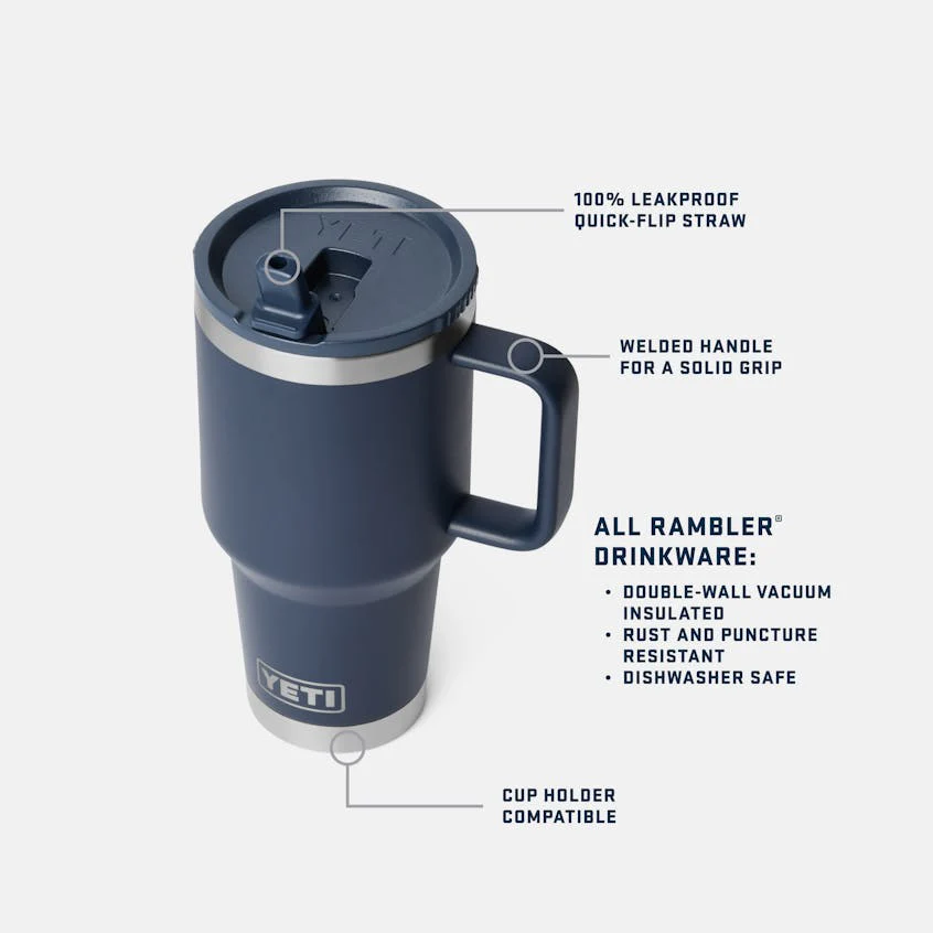 YETI Rambler 30 oz Travel Straw Mug - Venom - Image 3