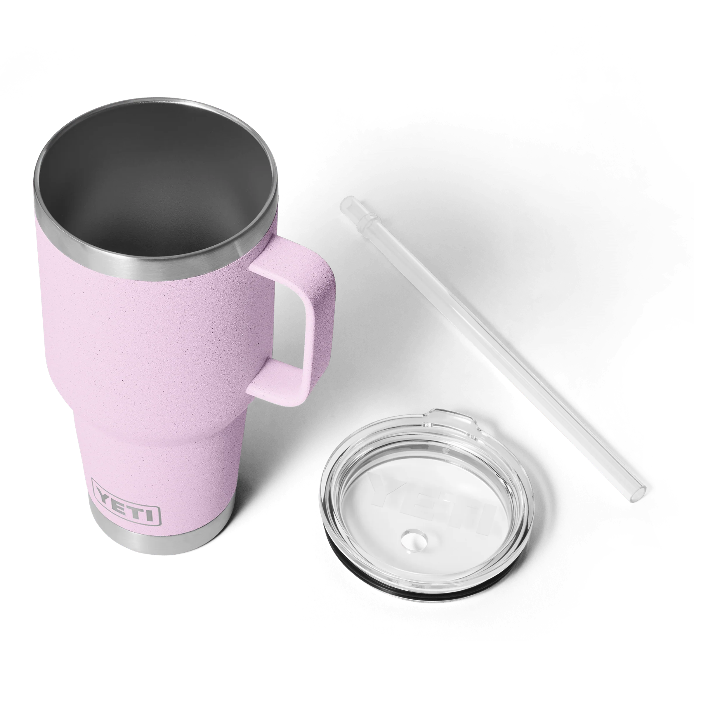 YETI Rambler 35 oz Straw Mug - Cherry Blossom - Image 3