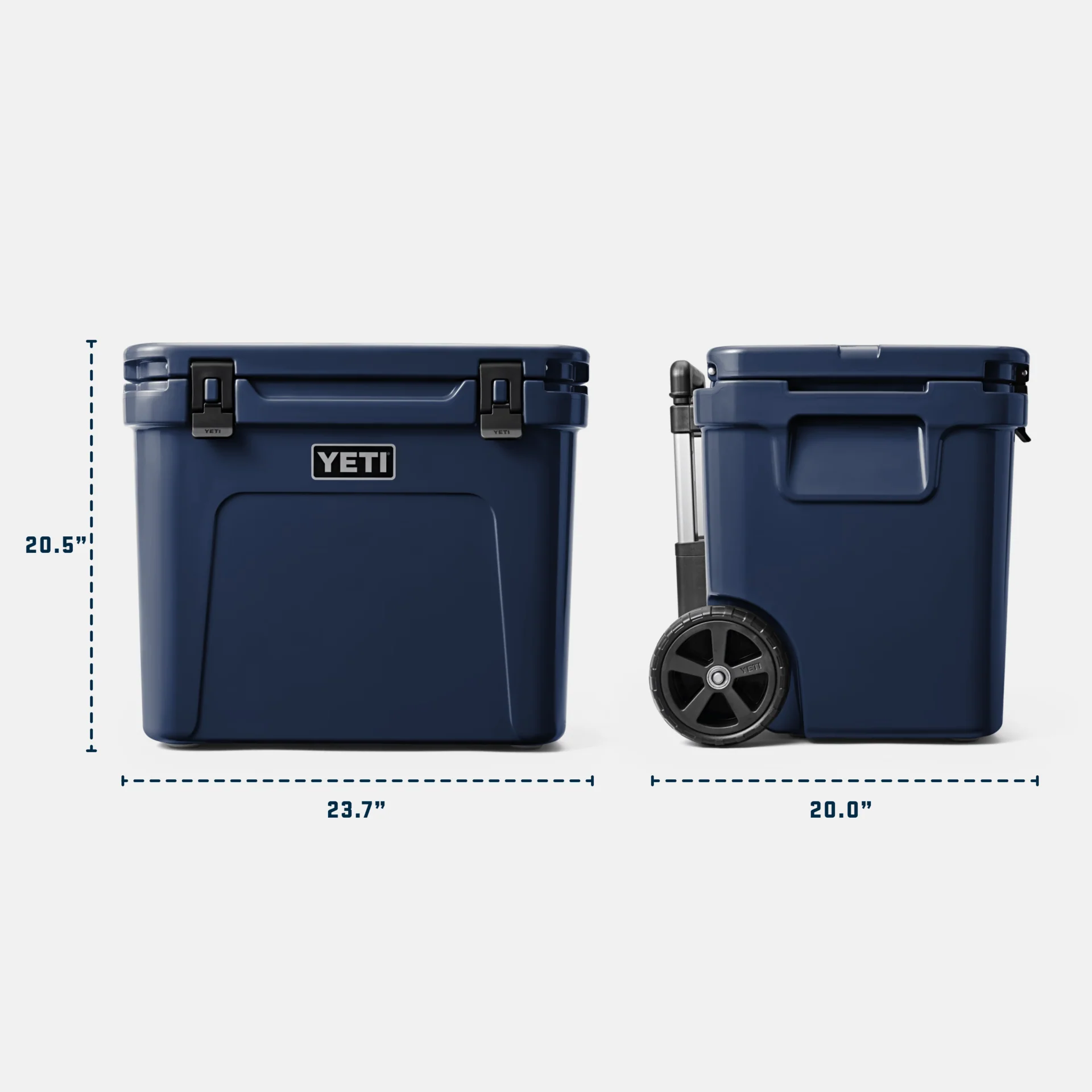 YETI Roadie 60 Wheeled Cooler - Navy - Image 8