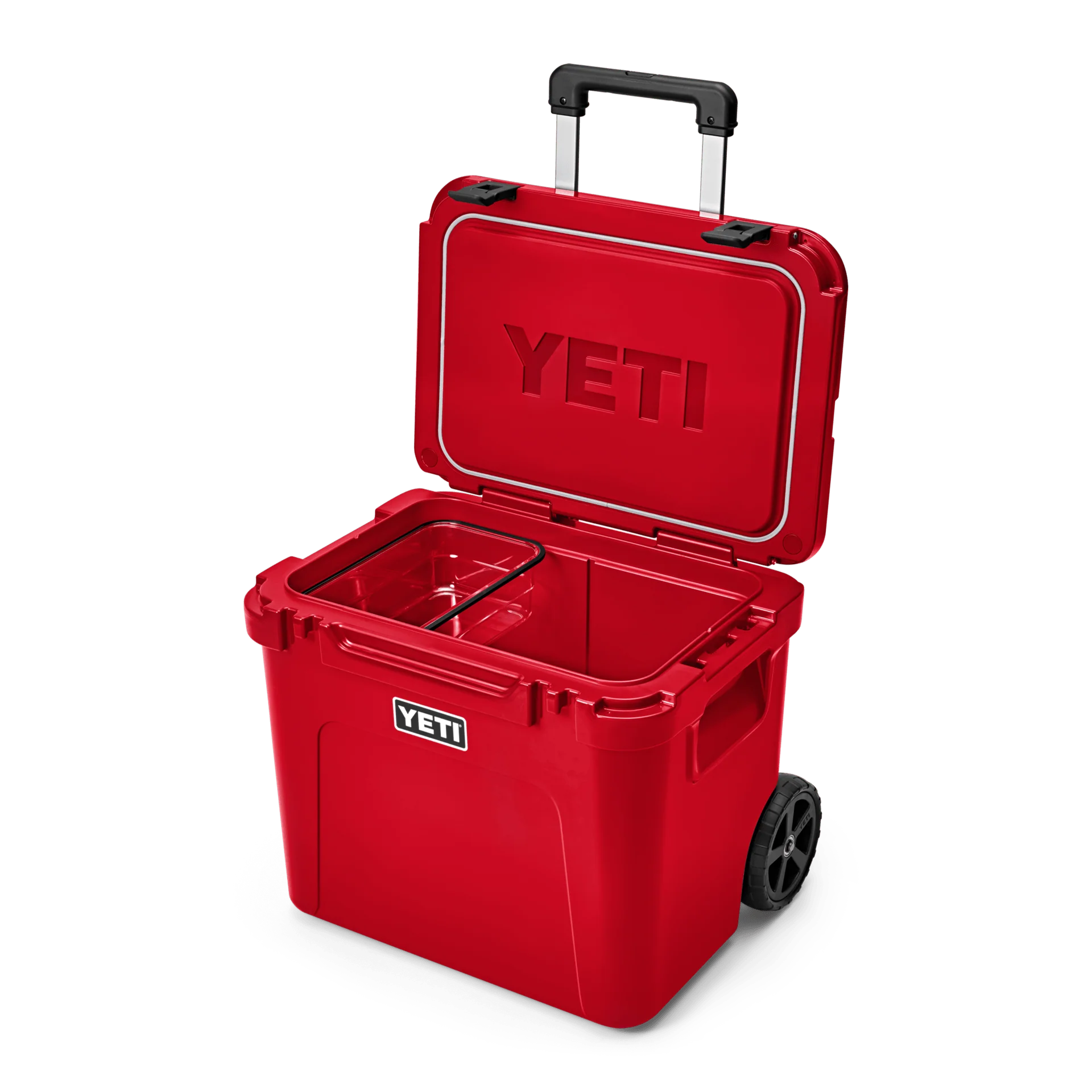 YETI Roadie 60 Wheeled Cooler - Rescue Red - Image 2